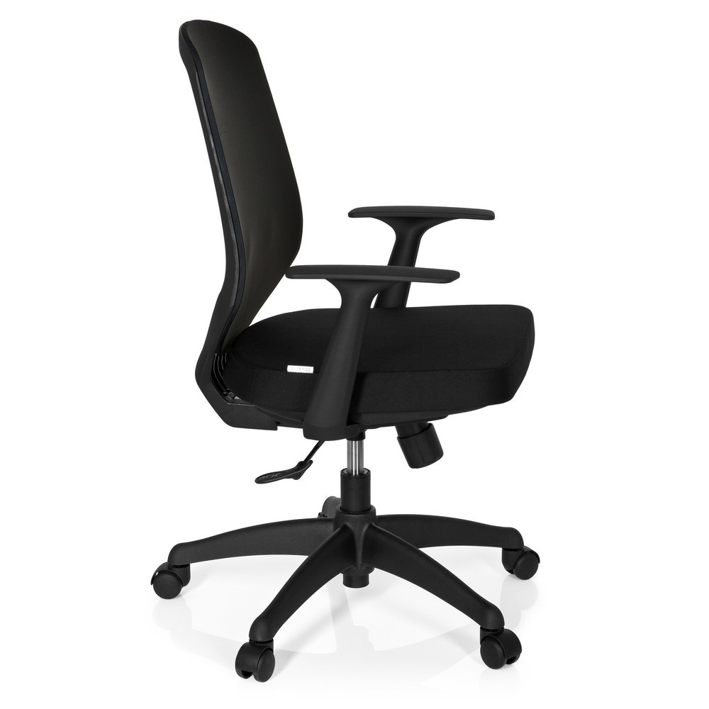 Produktabbildung Nr. 3: Siège de bureau hjh OFFICE DELIGHT tissu/maille, noir