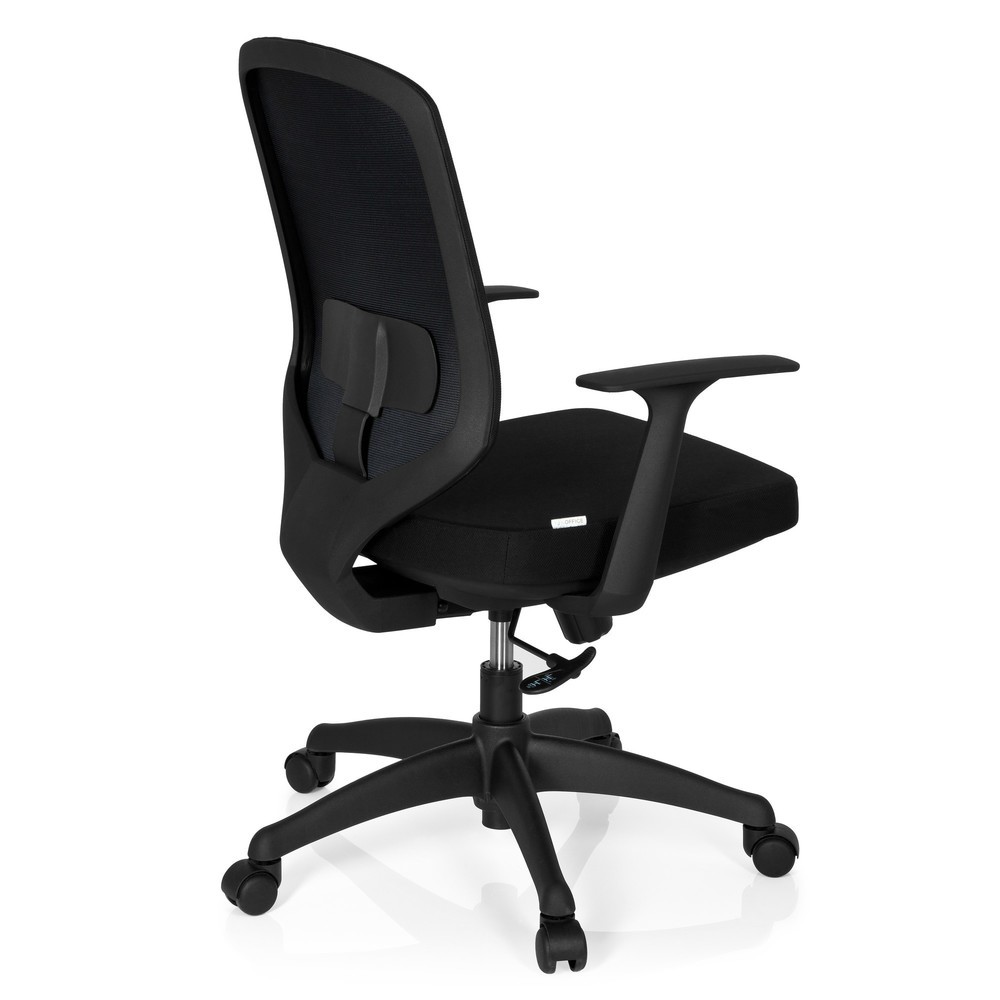 Produktabbildung Nr. 4: Siège de bureau hjh OFFICE DELIGHT tissu/maille, noir