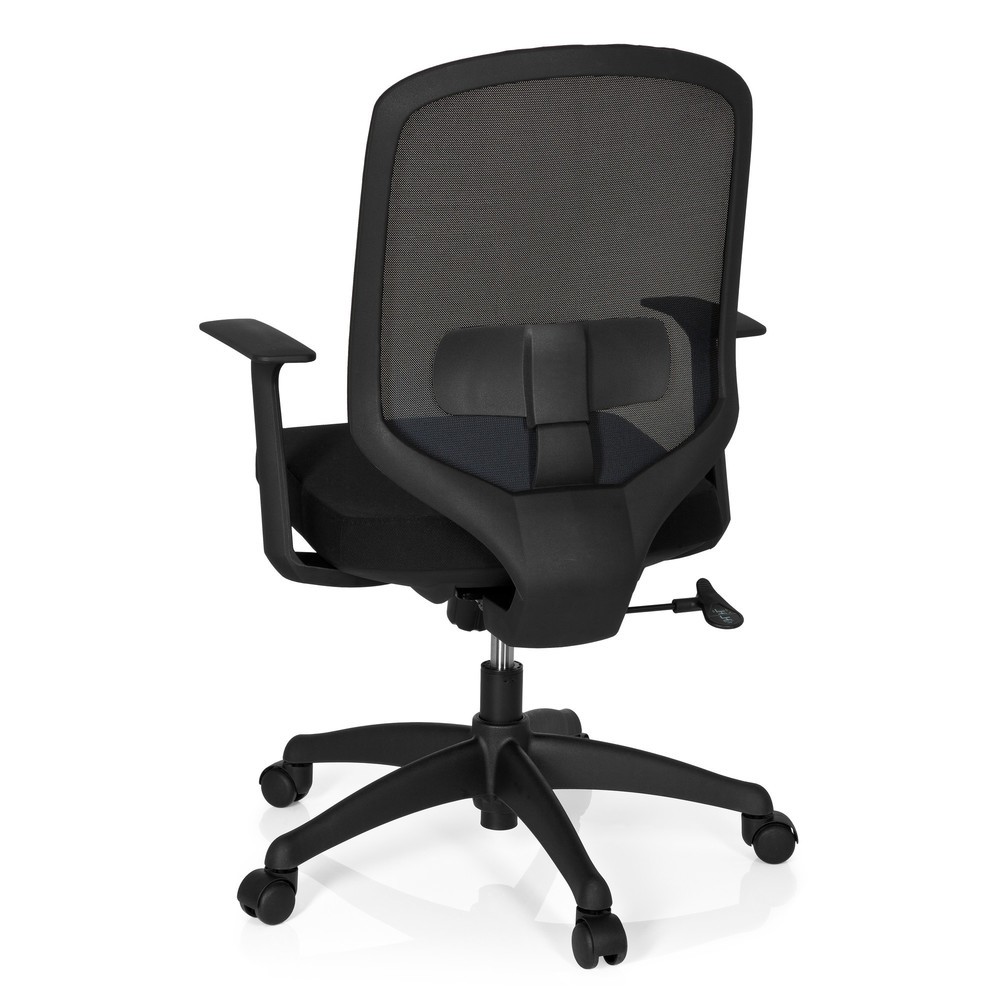 Produktabbildung Nr. 6: Siège de bureau hjh OFFICE DELIGHT tissu/maille, noir