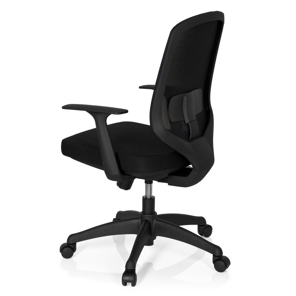 Produktabbildung Nr. 7: Siège de bureau hjh OFFICE DELIGHT tissu/maille, noir
