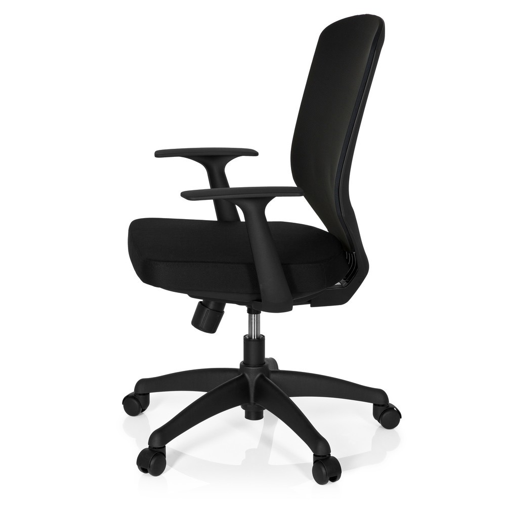Produktabbildung Nr. 8: Siège de bureau hjh OFFICE DELIGHT tissu/maille, noir