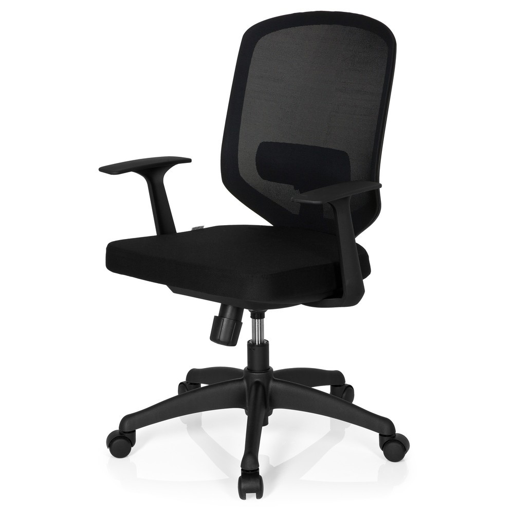 Produktabbildung Nr. 9: Siège de bureau hjh OFFICE DELIGHT tissu/maille, noir