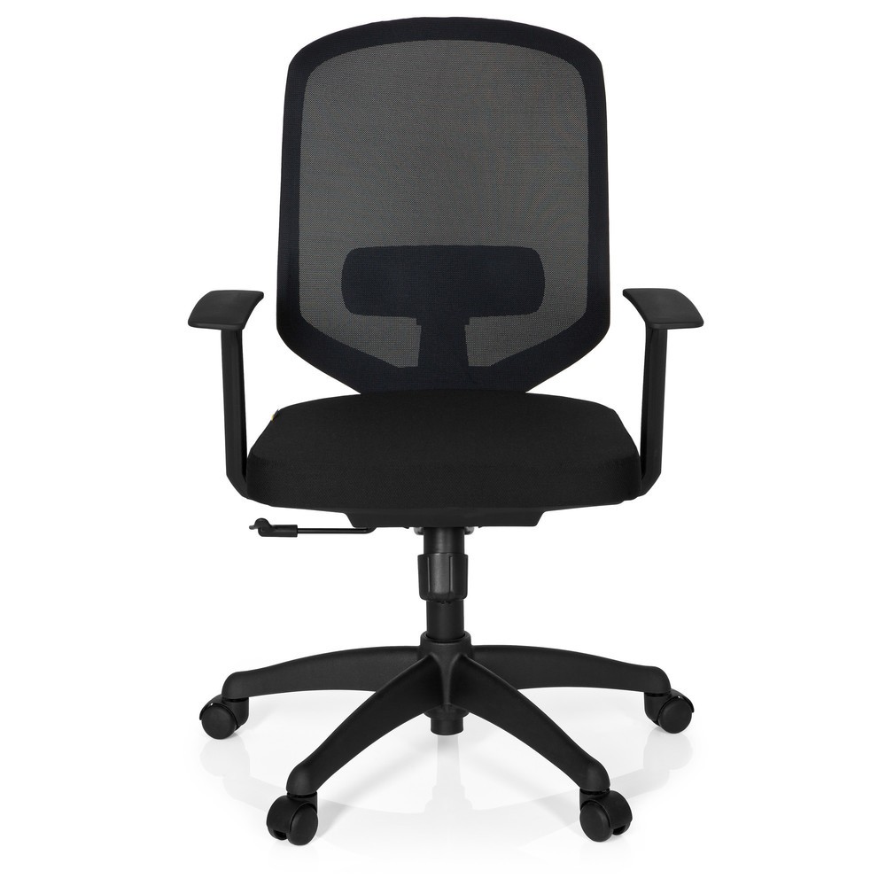 Illustration du produit: Siège de bureau hjh OFFICE DELIGHT tissu/maille, noir