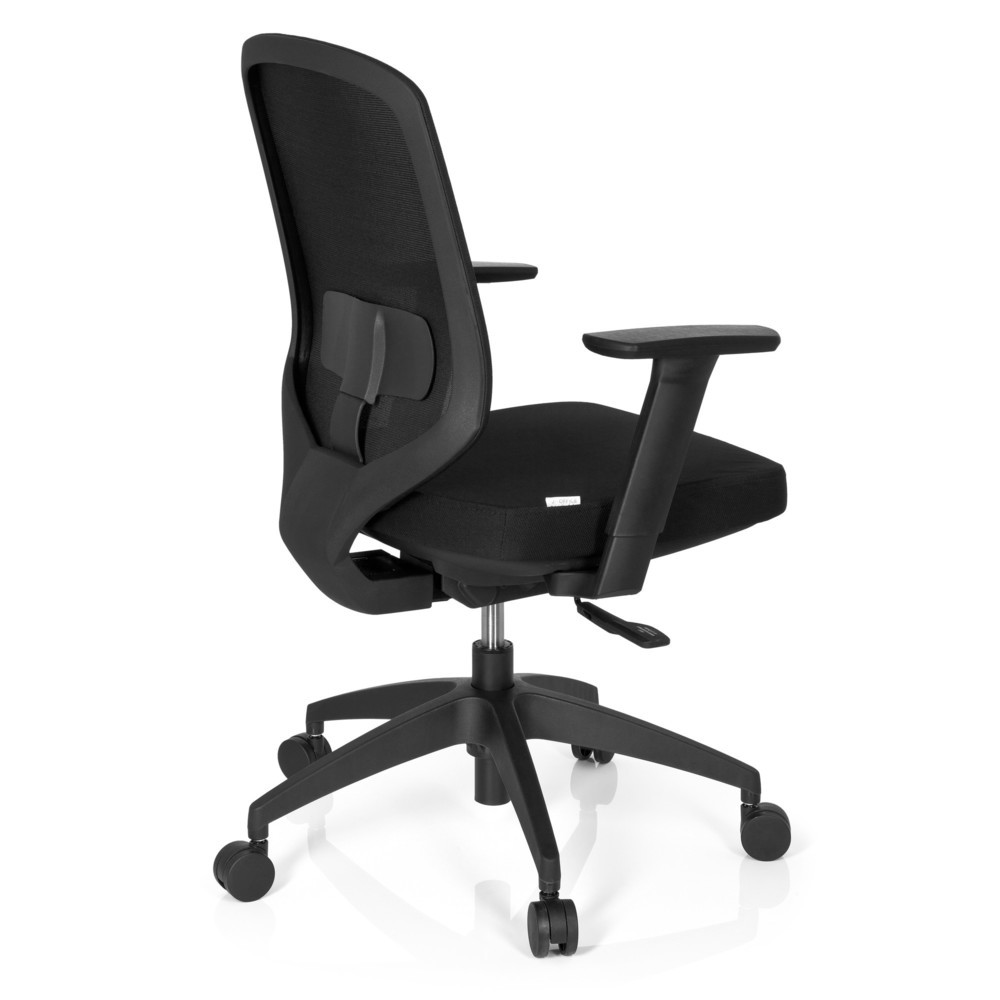 Produktabbildung Nr. 4: Siège de bureau hjh OFFICE DELIGHT PRO tissu/maille, noir