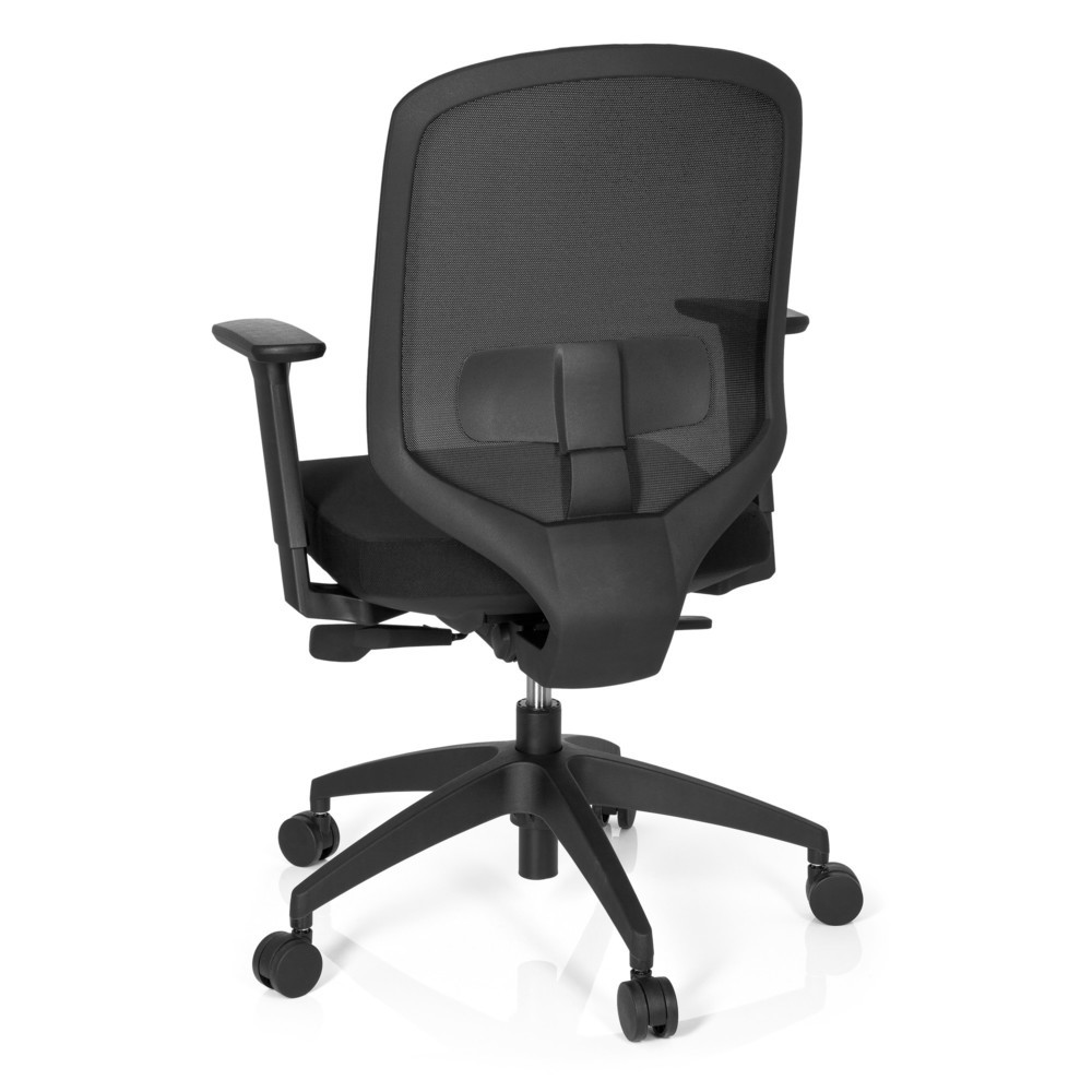 Produktabbildung Nr. 6: Siège de bureau hjh OFFICE DELIGHT PRO tissu/maille, noir