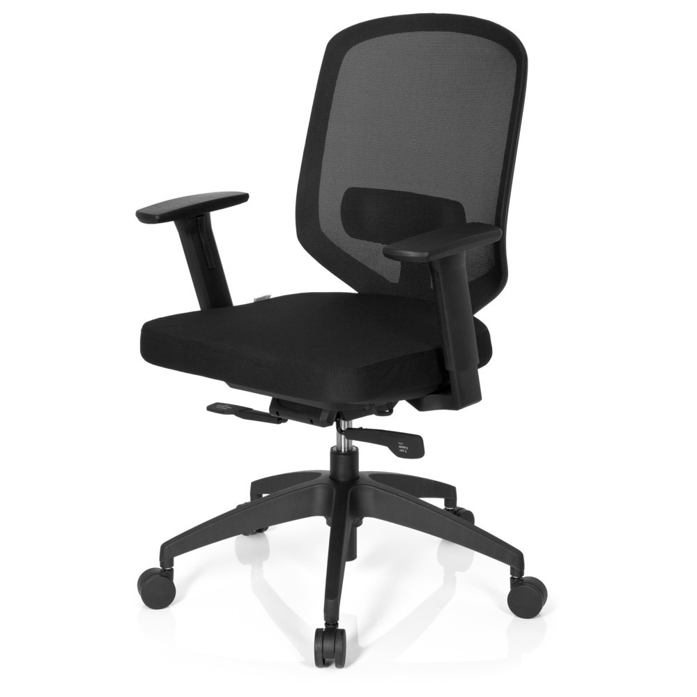 Produktabbildung Nr. 9: Siège de bureau hjh OFFICE DELIGHT PRO tissu/maille, noir