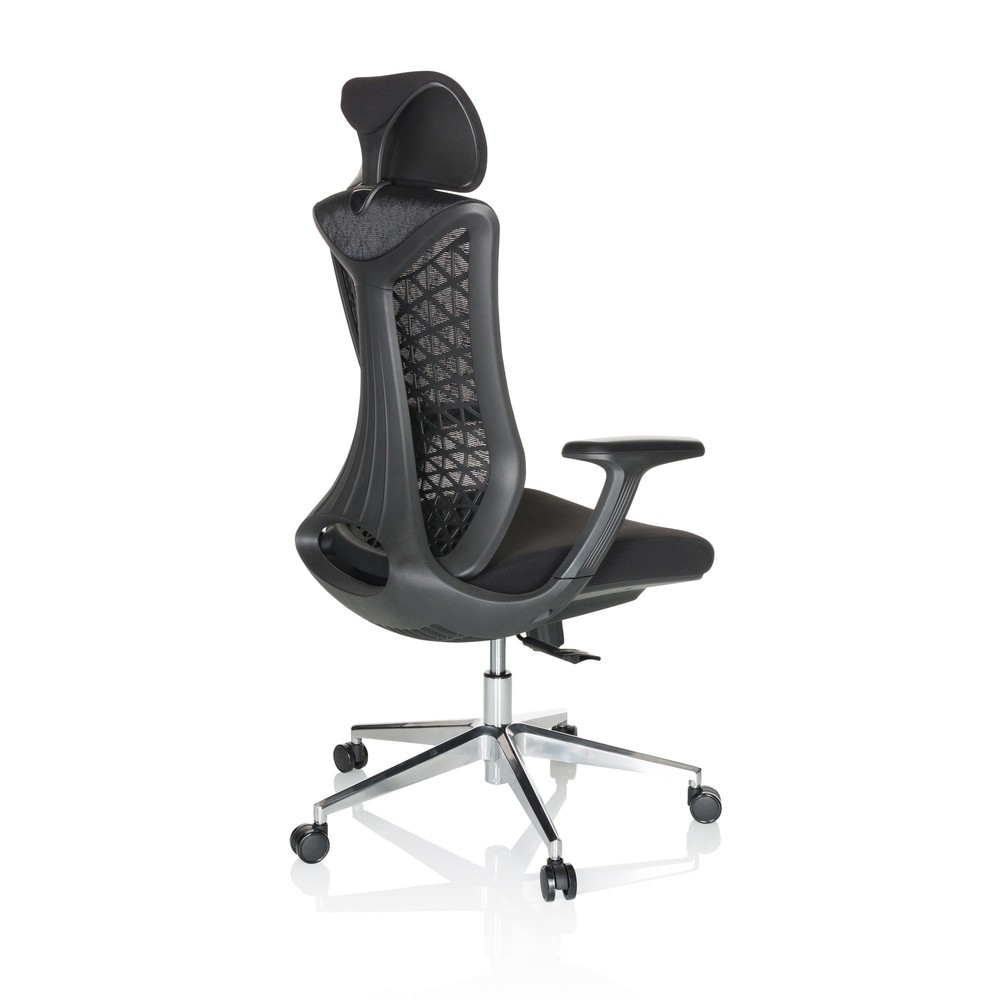 Produktabbildung Nr. 10: Chaise de bureau / chaise pivotante hjh OFFICE FALEO B maille / tissu, noir