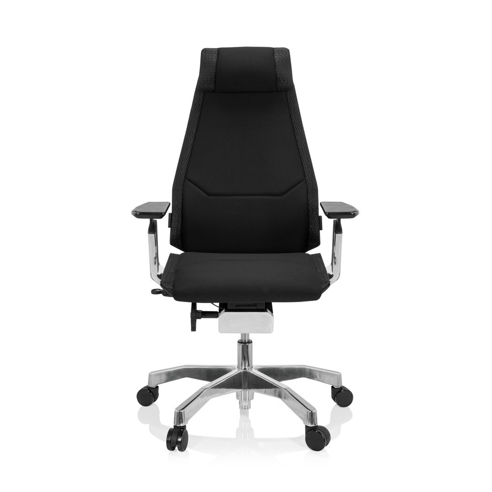 Produktabbildung Nr. 1: Chaise de bureau / chaise pivotante hjh OFFICE GENIDIA PRO tissu, noir