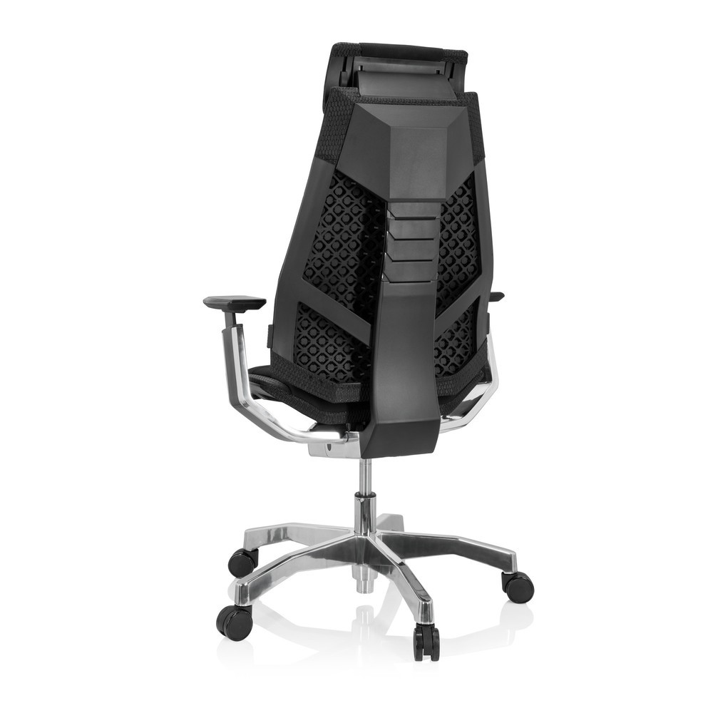 Produktabbildung Nr. 6: Chaise de bureau / chaise pivotante hjh OFFICE GENIDIA PRO tissu, noir