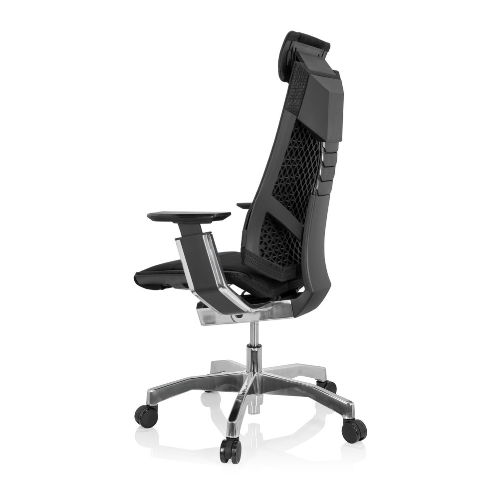 Produktabbildung Nr. 7: Chaise de bureau / chaise pivotante hjh OFFICE GENIDIA PRO tissu, noir