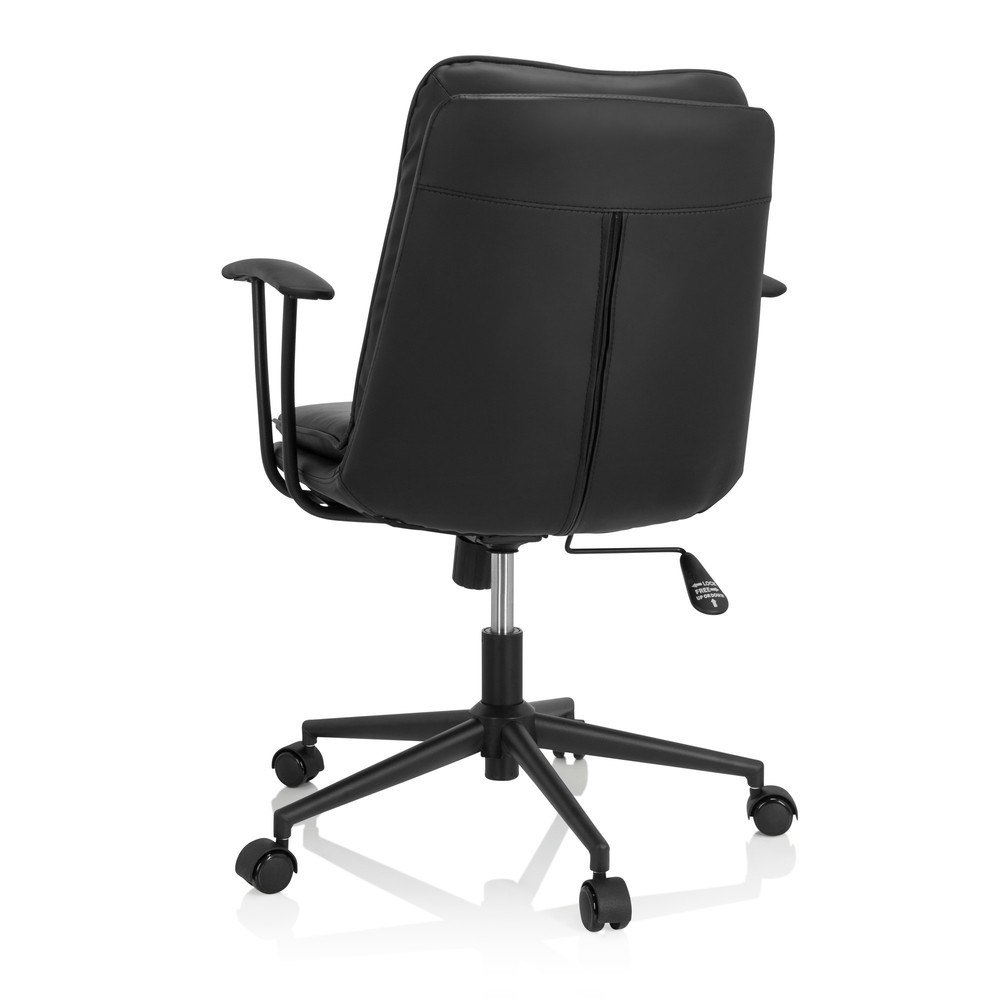Produktabbildung Nr. 10: Chaise de bureau / chaise pivotante hjh OFFICE SMALLO similicuir, noir