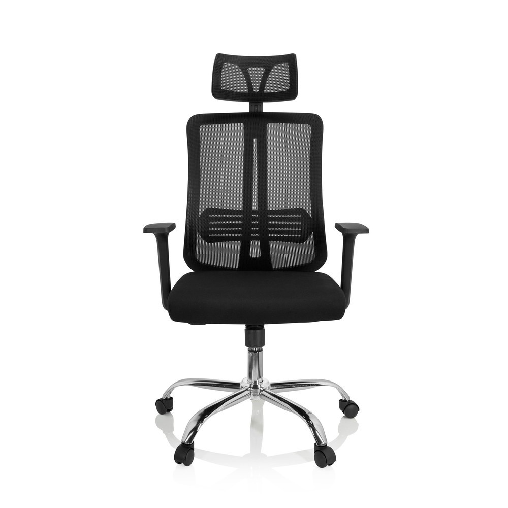 Illustration du produit: Chaise de bureau / chaise pivotante hjh OFFICE ZH 200 maille, noir