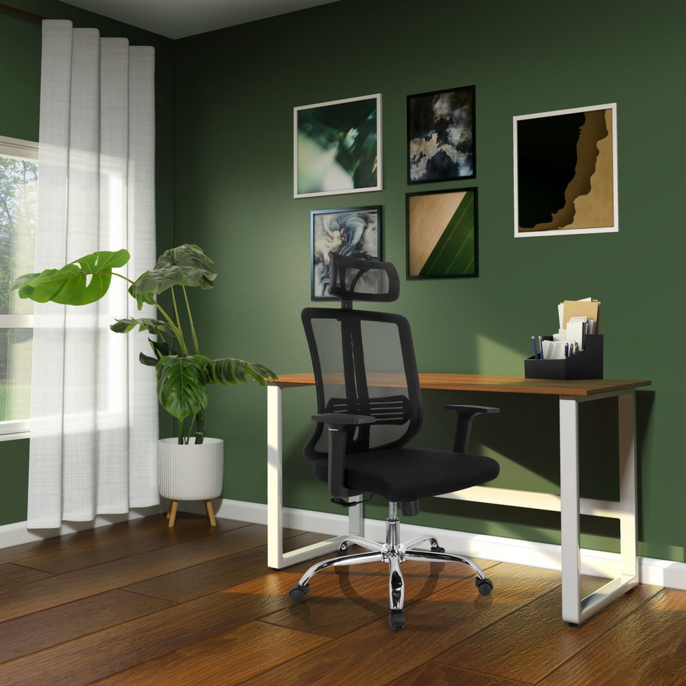 Produktabbildung Nr. 4: Chaise de bureau / chaise pivotante hjh OFFICE ZH 200 maille, noir