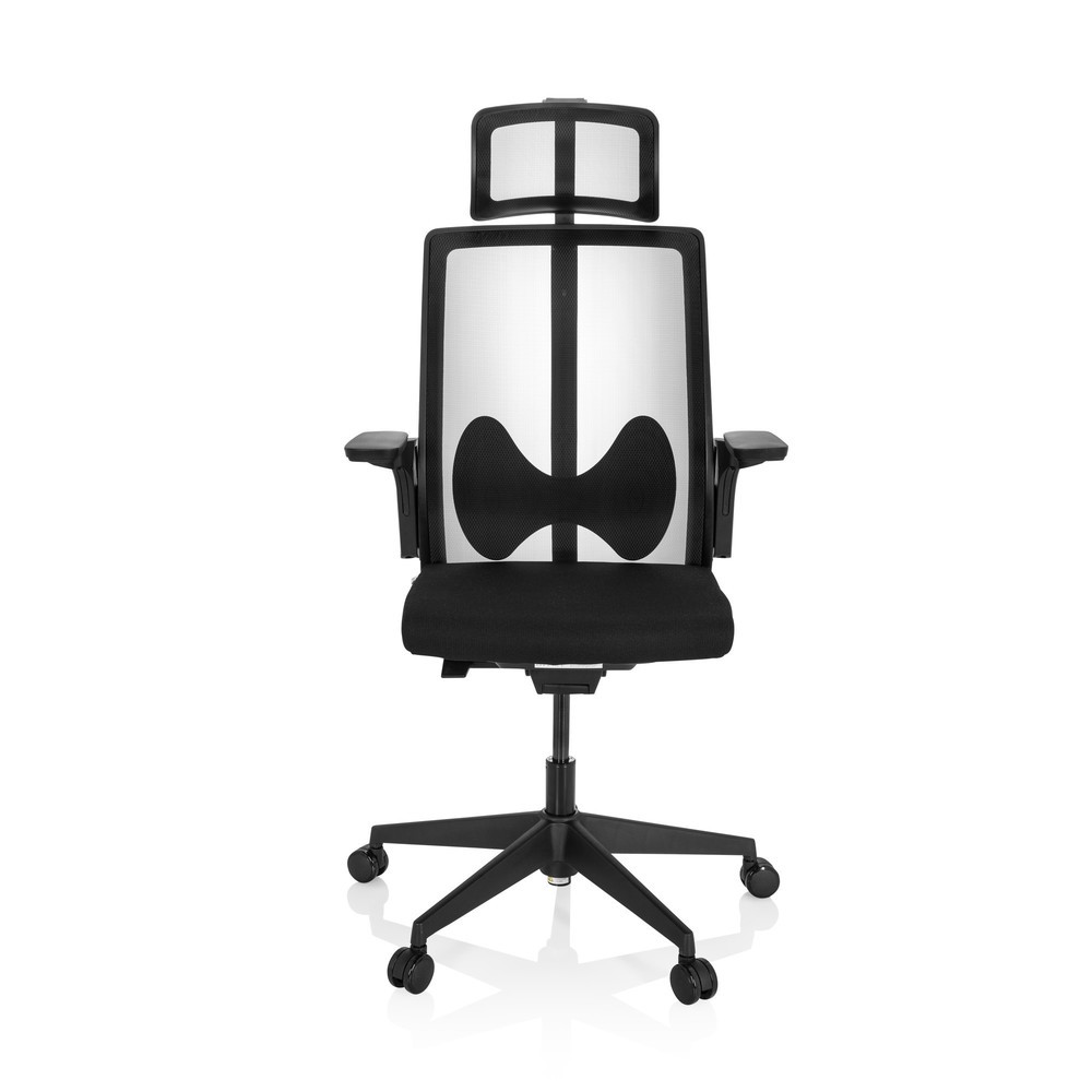 Produktabbildung Nr. 1: Siège de bureau / siège pivotant hjh OFFICE ARCEO B tissu/maille, noir
