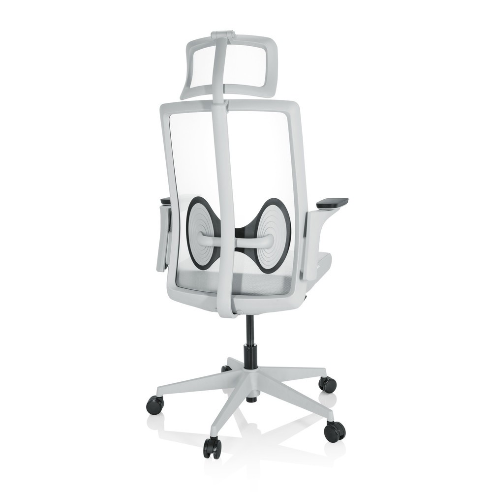 Produktabbildung Nr. 5: Siège de bureau / siège pivotant hjh OFFICE ARCEO W tissu/maille, gris