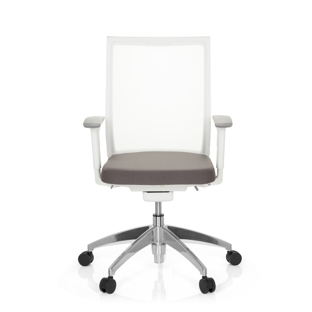 Illustration du produit: Siège de bureau / siège pivotant hjh OFFICE ASPEN tissu, gris/blanc