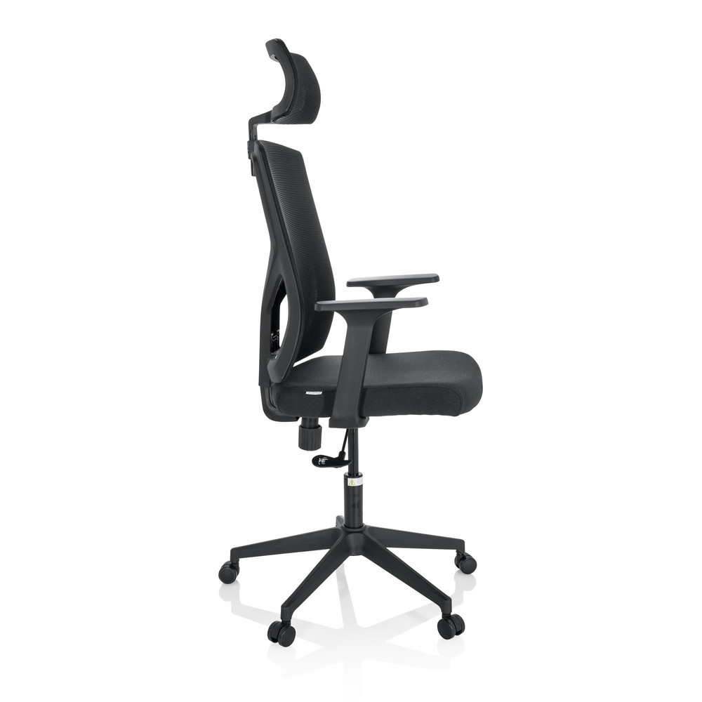 Produktabbildung Nr. 3: Siège de bureau / siège pivotant hjh OFFICE BRETON B tissu/maille, noir