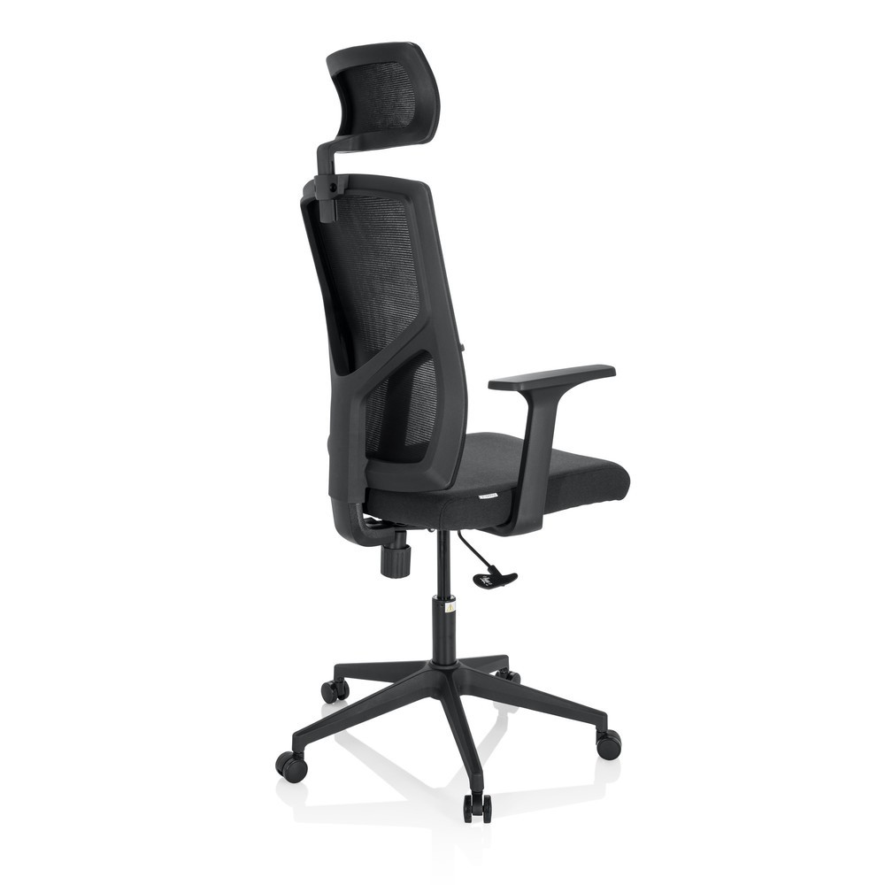 Produktabbildung Nr. 4: Siège de bureau / siège pivotant hjh OFFICE BRETON B tissu/maille, noir