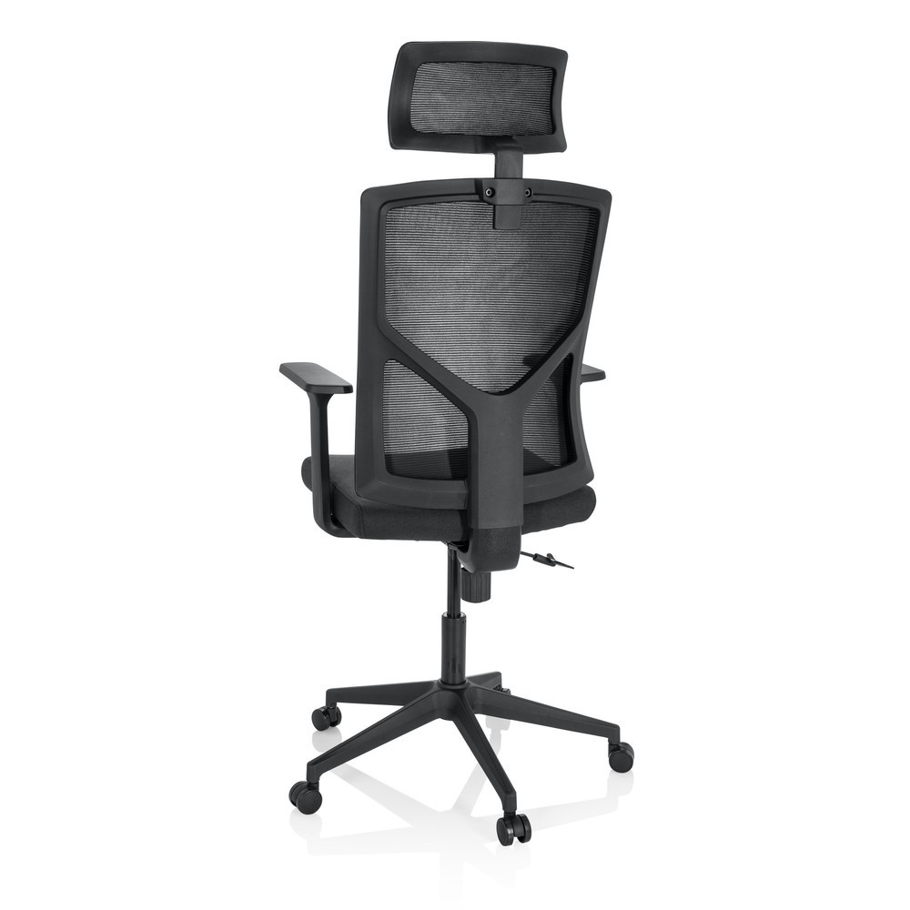 Produktabbildung Nr. 6: Siège de bureau / siège pivotant hjh OFFICE BRETON B tissu/maille, noir