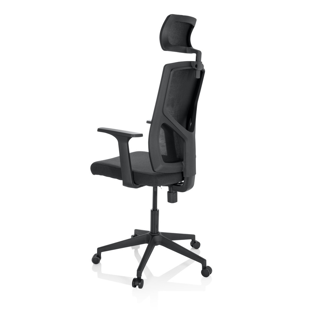 Produktabbildung Nr. 7: Siège de bureau / siège pivotant hjh OFFICE BRETON B tissu/maille, noir