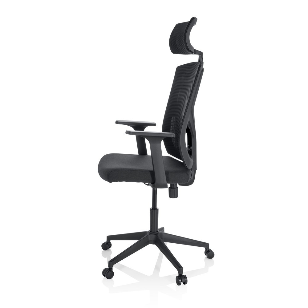 Produktabbildung Nr. 8: Siège de bureau / siège pivotant hjh OFFICE BRETON B tissu/maille, noir