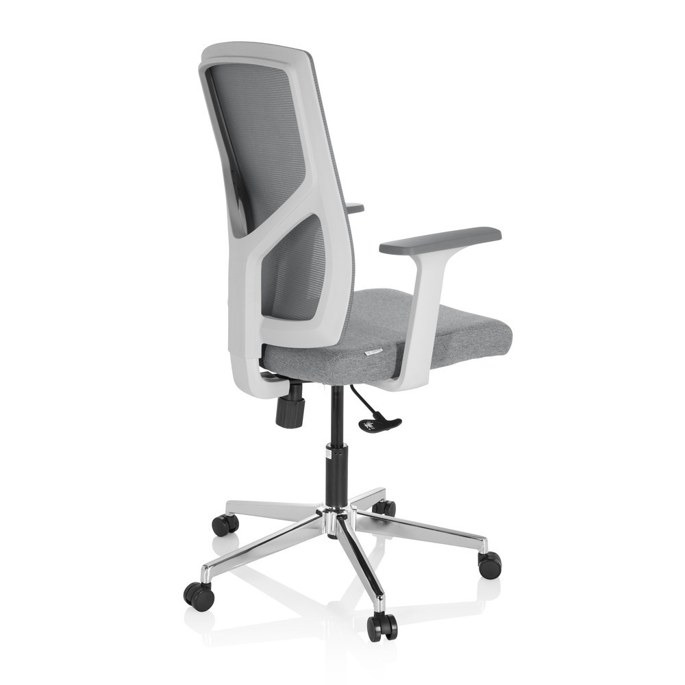 Produktabbildung Nr. 4: Siège de bureau / siège pivotant hjh OFFICE BRETON BASE W tissu/maille, gris