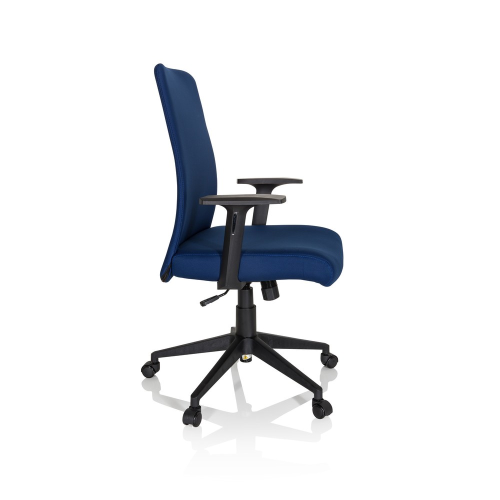 Produktabbildung Nr. 3: Siège de bureau / siège pivotant hjh OFFICE COSIO I tissu, bleu