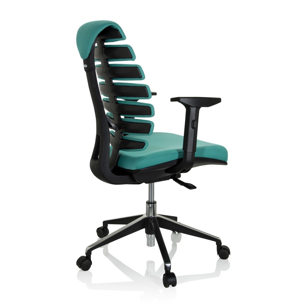 Produktabbildung Nr. 4: Siège de bureau / siège pivotant hjh OFFICE ERGO LINE II tissu, turquoise