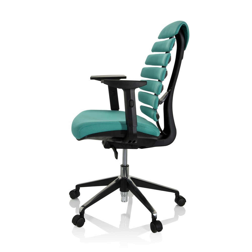 Produktabbildung Nr. 8: Siège de bureau / siège pivotant hjh OFFICE ERGO LINE II tissu, turquoise