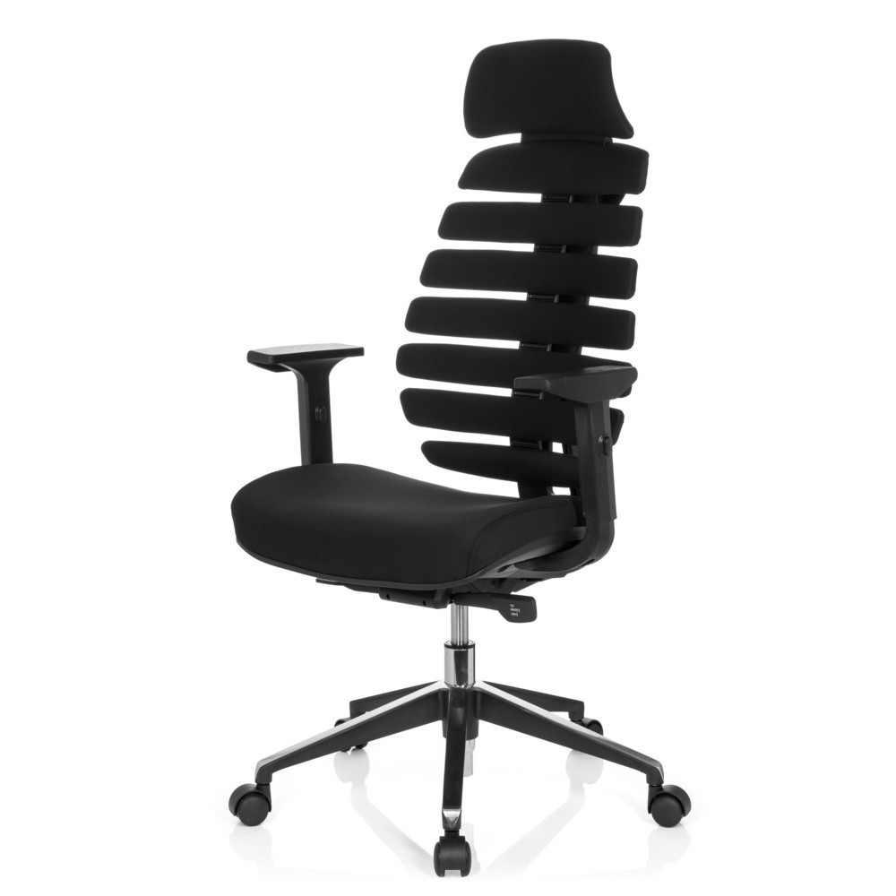 Produktabbildung Nr. 9: Siège de bureau / siège pivotant hjh OFFICE ERGO LINE II PRO tissu, noir