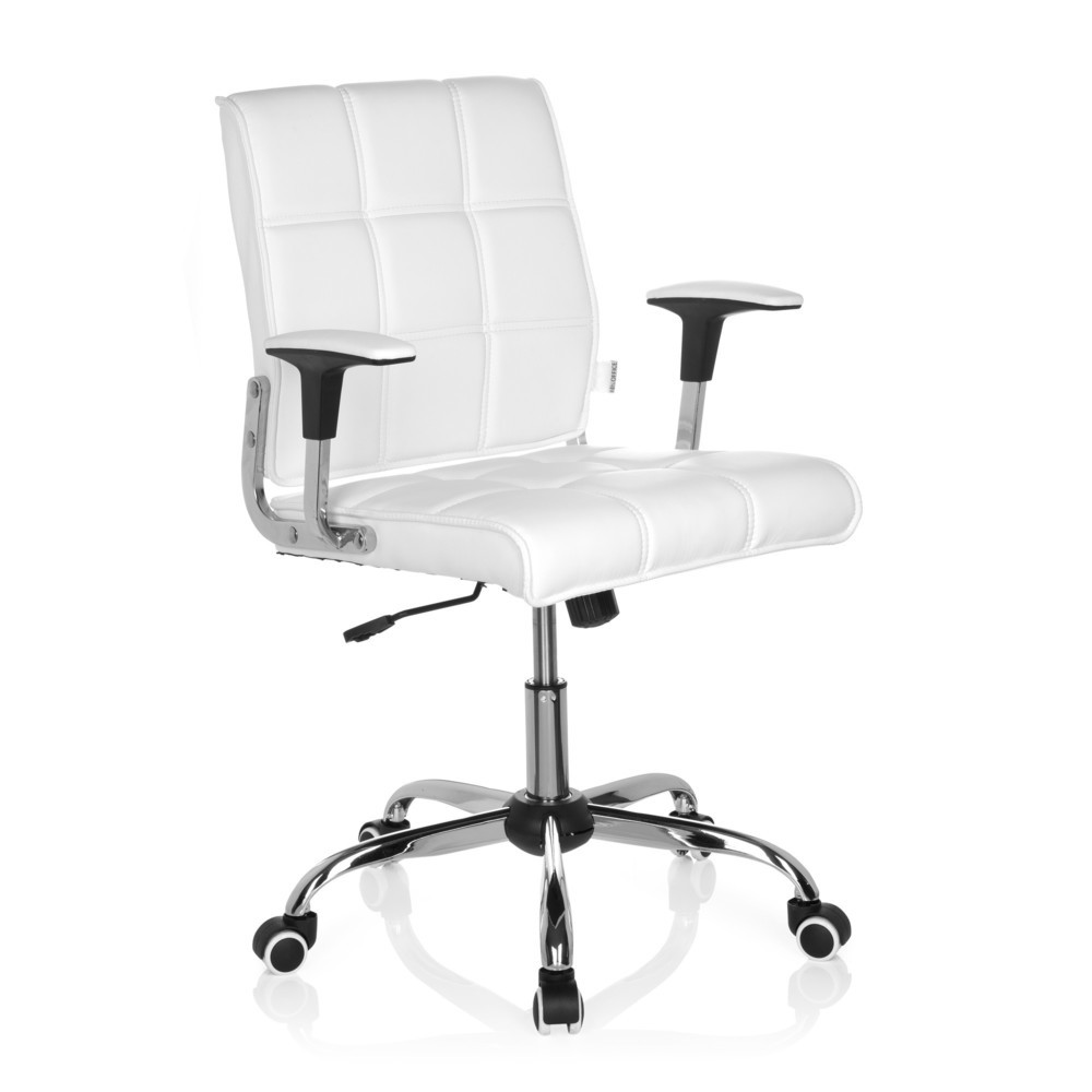 Produktabbildung Nr. 2: Siège de bureau / siège pivotant hjh OFFICE ERNESTO similicuir, blanc