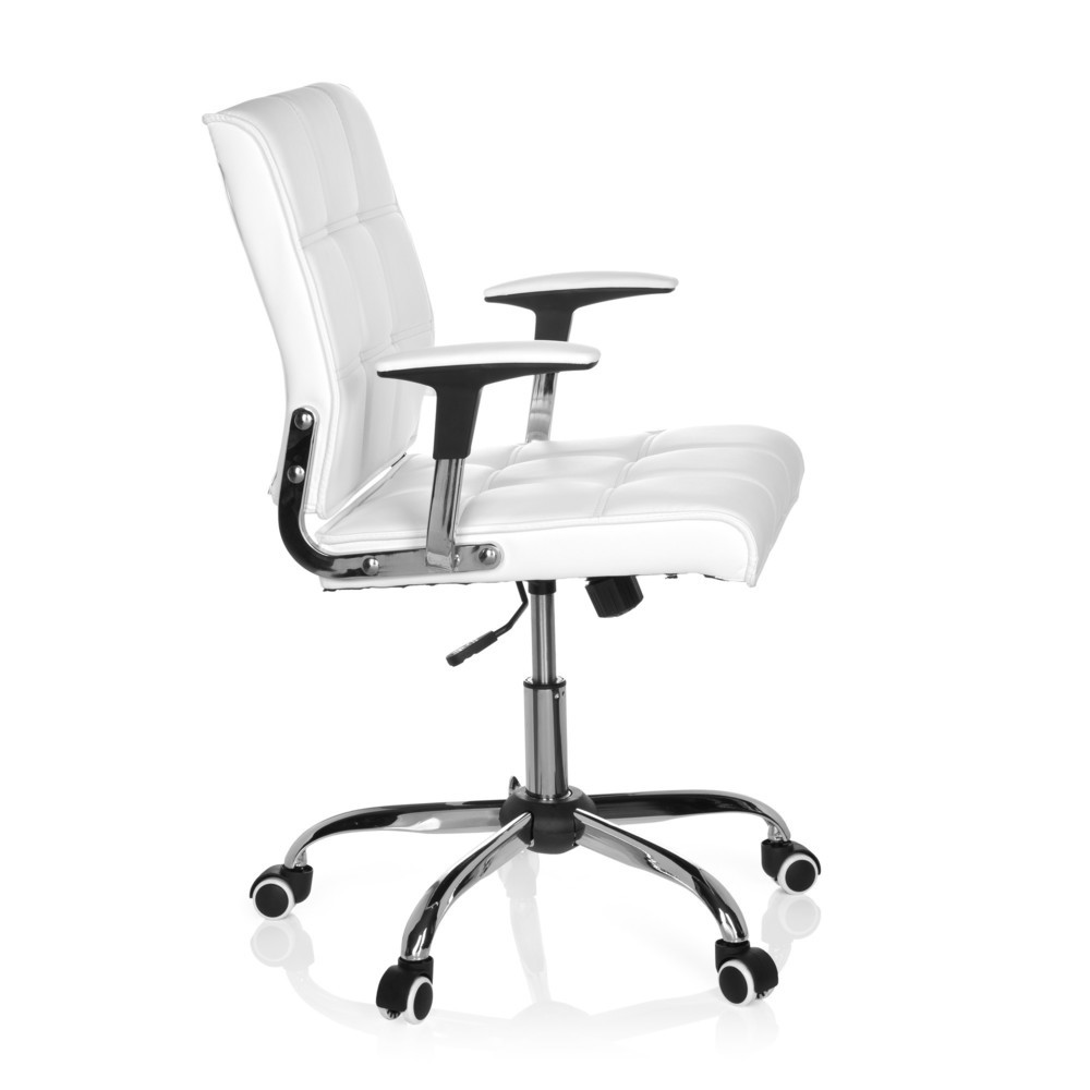 Produktabbildung Nr. 3: Siège de bureau / siège pivotant hjh OFFICE ERNESTO similicuir, blanc