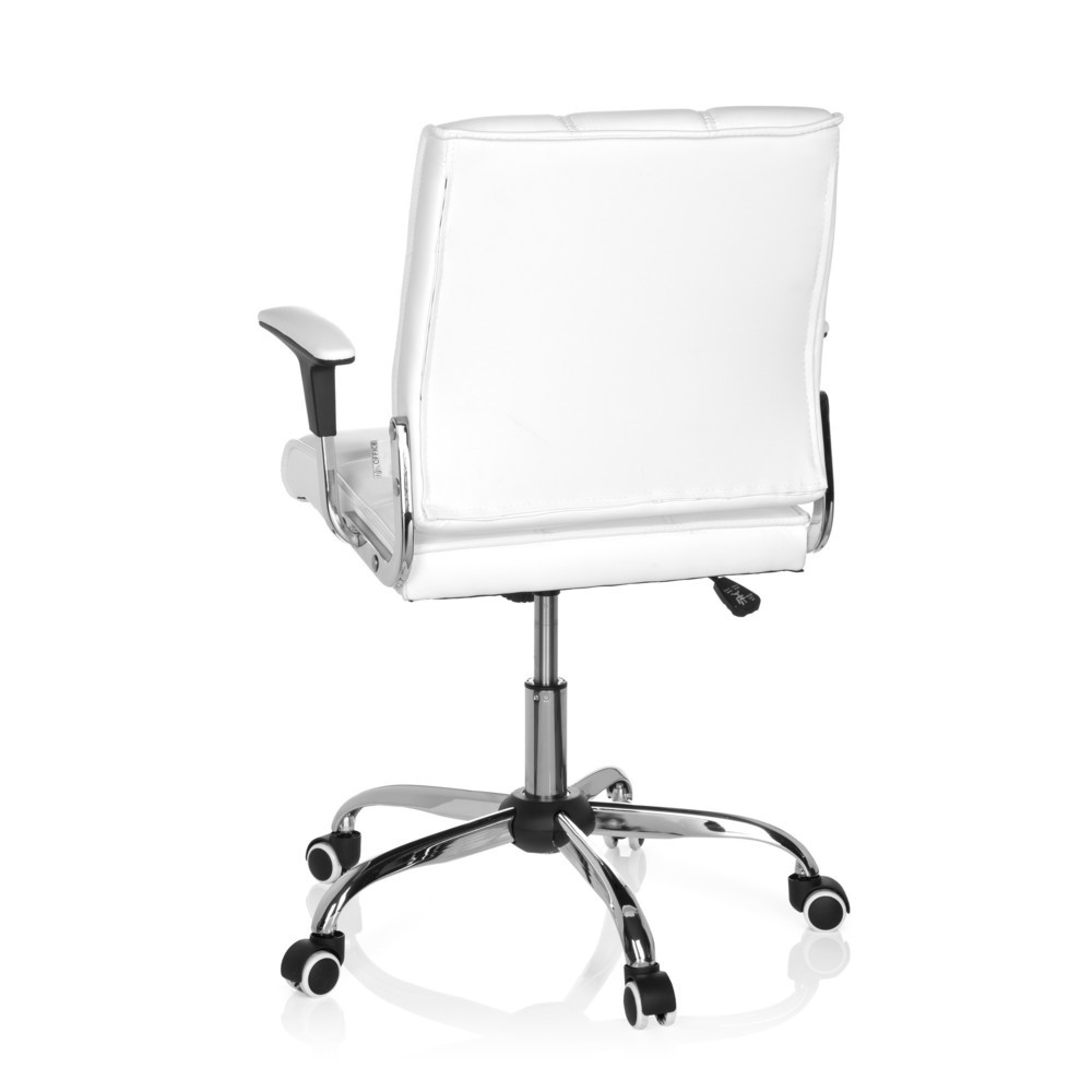 Produktabbildung Nr. 6: Siège de bureau / siège pivotant hjh OFFICE ERNESTO similicuir, blanc