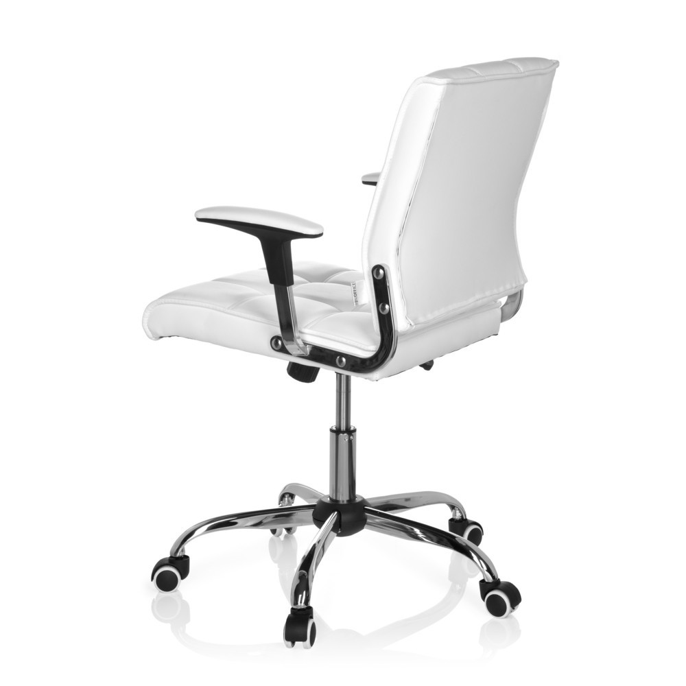 Produktabbildung Nr. 7: Siège de bureau / siège pivotant hjh OFFICE ERNESTO similicuir, blanc