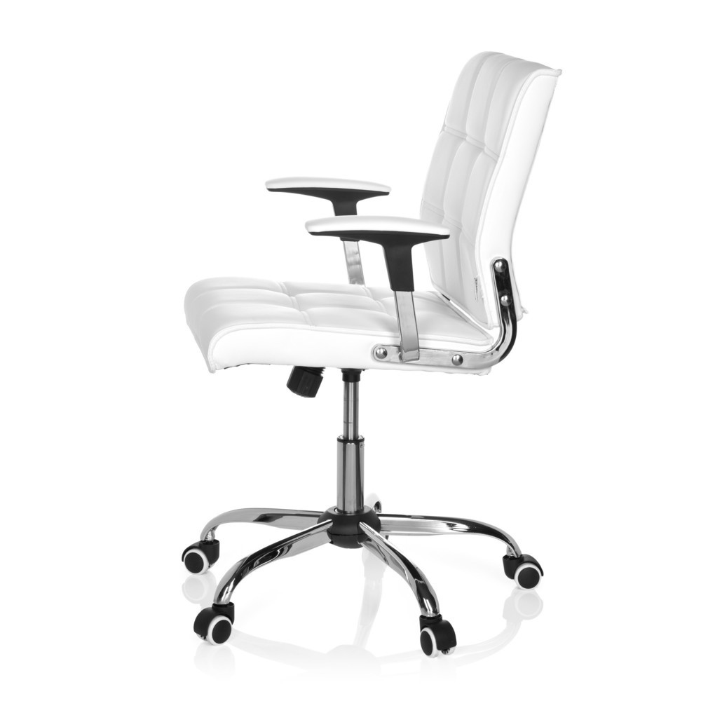 Produktabbildung Nr. 8: Siège de bureau / siège pivotant hjh OFFICE ERNESTO similicuir, blanc