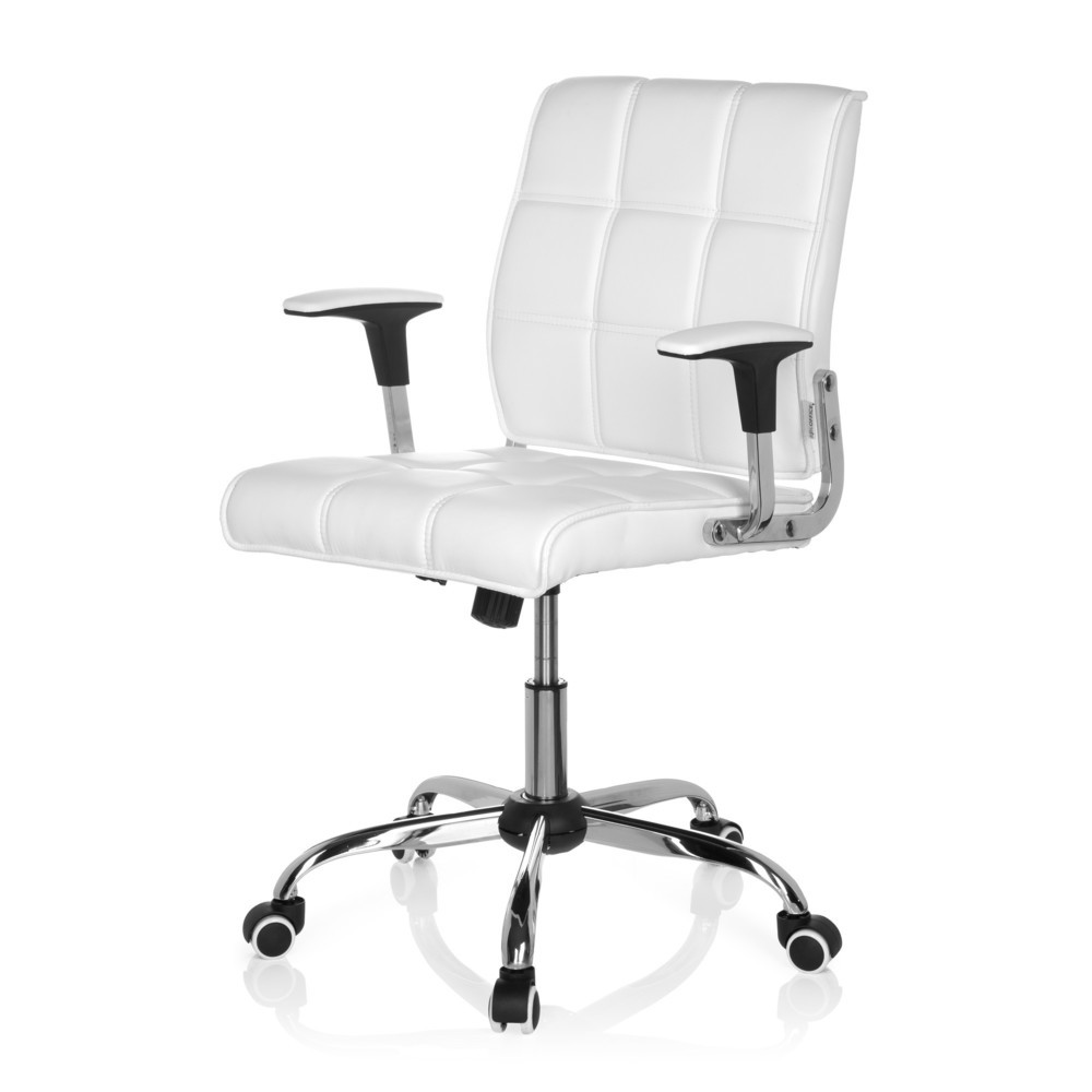 Produktabbildung Nr. 9: Siège de bureau / siège pivotant hjh OFFICE ERNESTO similicuir, blanc