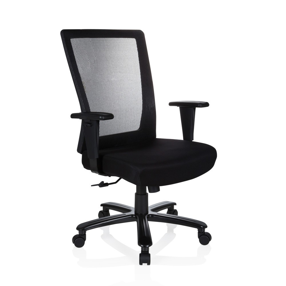 Produktabbildung Nr. 2: Siège de bureau / siège pivotant hjh OFFICE EXTENDER tissu/maille, noir