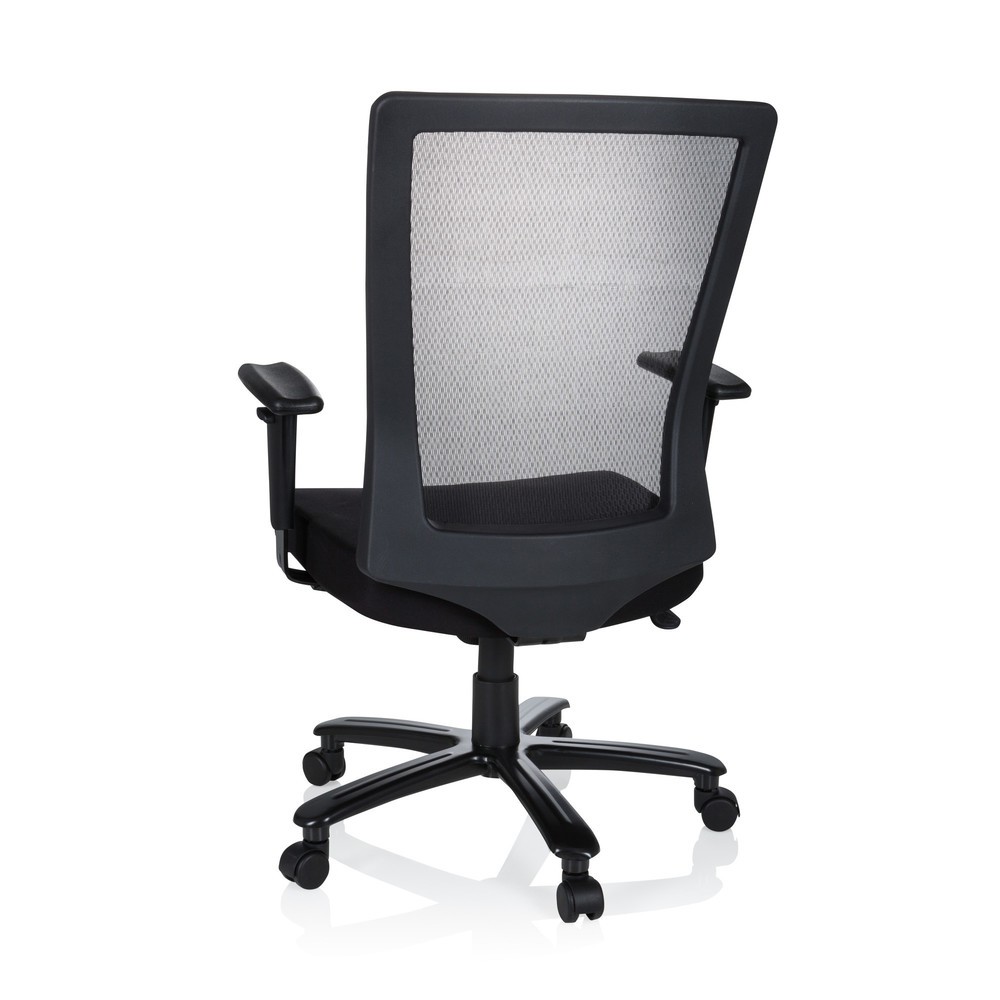 Produktabbildung Nr. 6: Siège de bureau / siège pivotant hjh OFFICE EXTENDER tissu/maille, noir