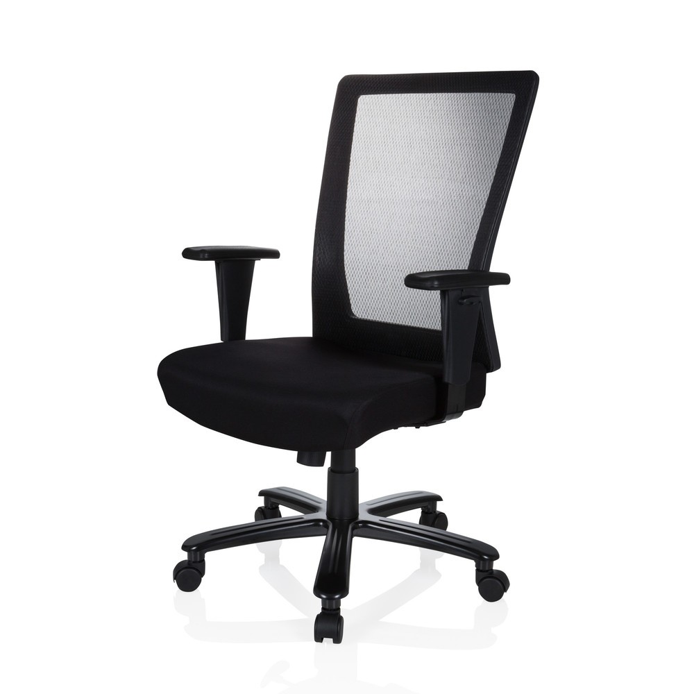 Produktabbildung Nr. 9: Siège de bureau / siège pivotant hjh OFFICE EXTENDER tissu/maille, noir