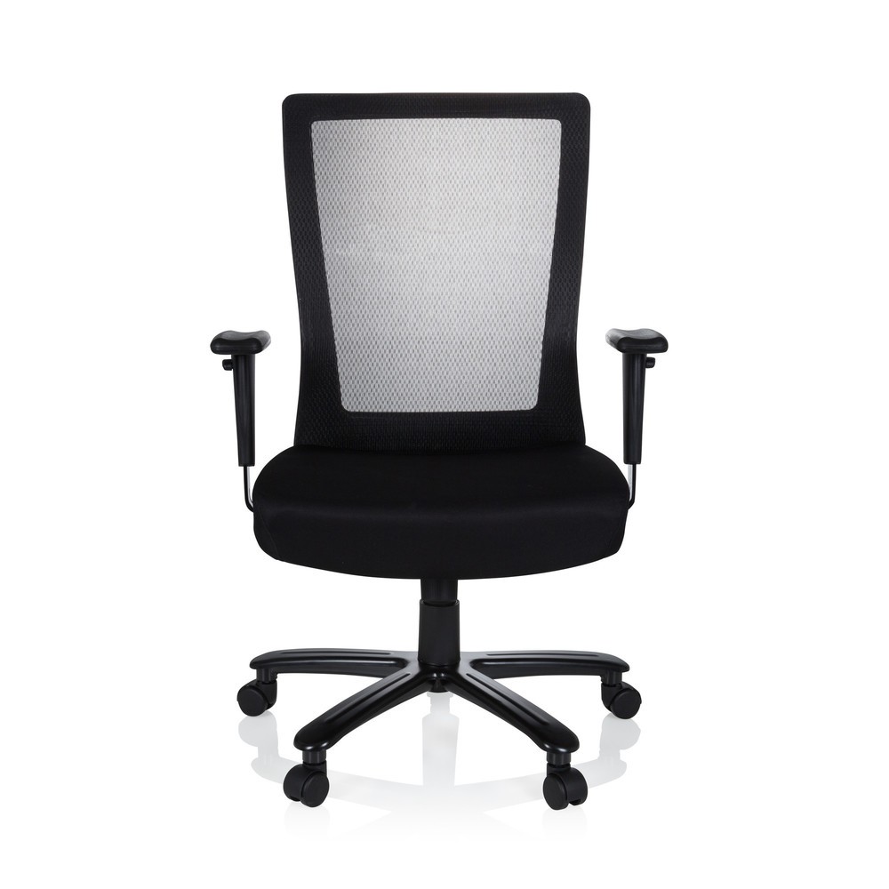 Illustration du produit: Siège de bureau / siège pivotant hjh OFFICE EXTENDER tissu/maille, noir