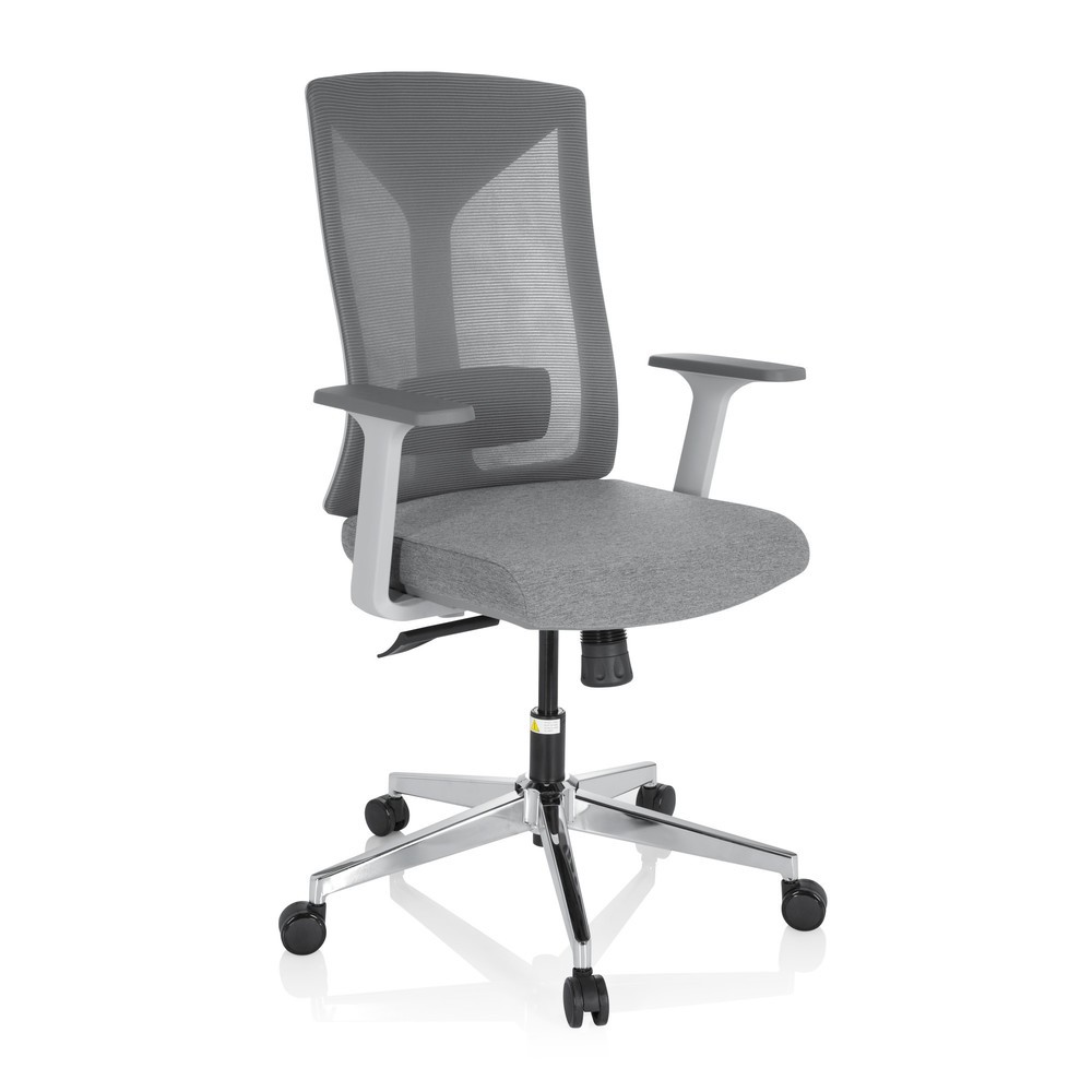 Produktabbildung Nr. 2: Siège de bureau / siège pivotant hjh OFFICE HALIFAX tissu/maille, gris