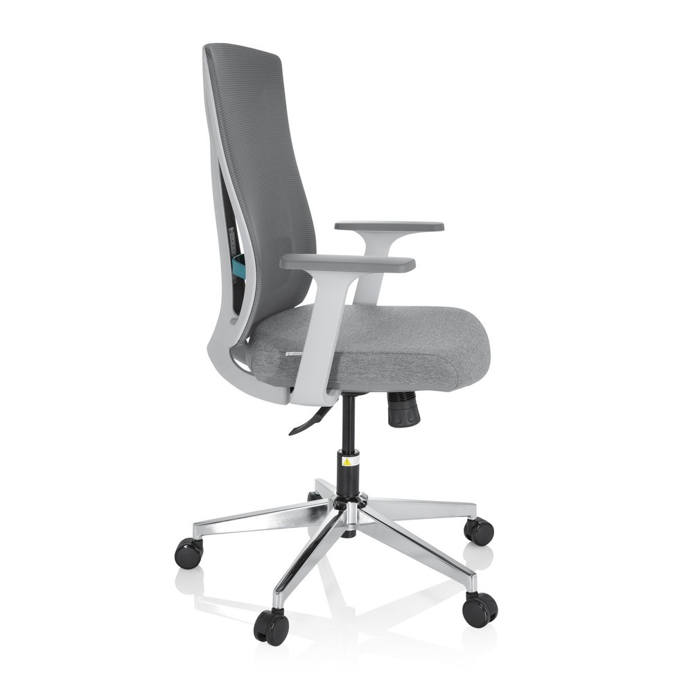 Produktabbildung Nr. 3: Siège de bureau / siège pivotant hjh OFFICE HALIFAX tissu/maille, gris