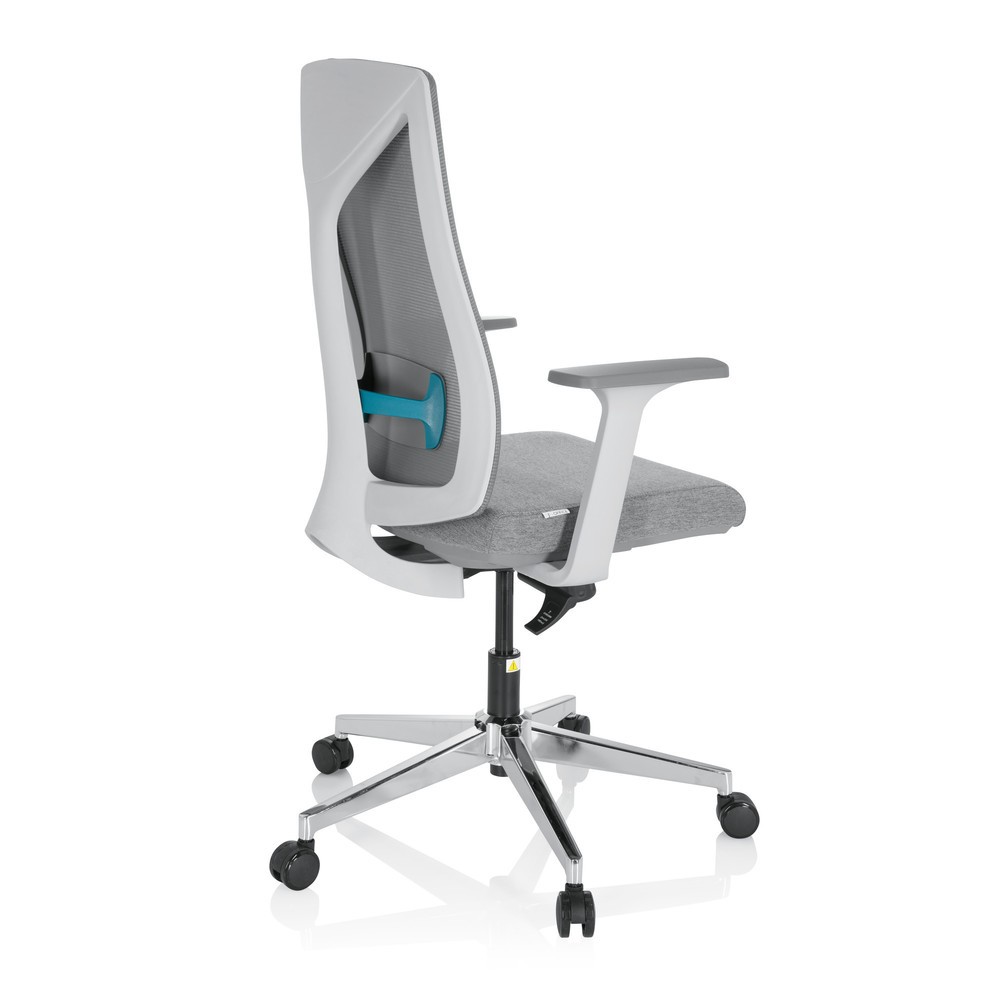 Produktabbildung Nr. 4: Siège de bureau / siège pivotant hjh OFFICE HALIFAX tissu/maille, gris