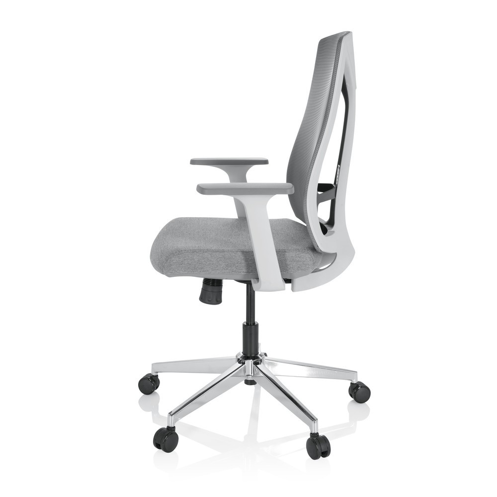 Produktabbildung Nr. 8: Siège de bureau / siège pivotant hjh OFFICE HALIFAX tissu/maille, gris
