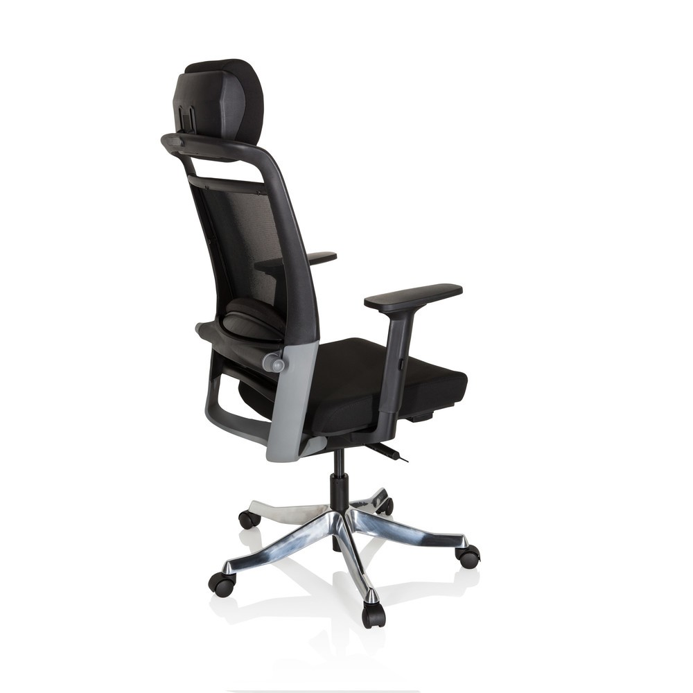 Produktabbildung Nr. 4: Siège de bureau / siège pivotant hjh OFFICE IKAST I tissu/maille, noir
