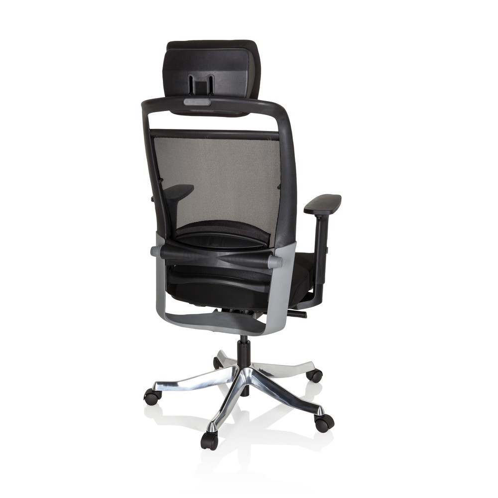 Produktabbildung Nr. 5: Siège de bureau / siège pivotant hjh OFFICE IKAST I tissu/maille, noir