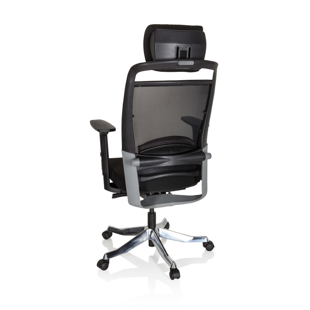 Produktabbildung Nr. 6: Siège de bureau / siège pivotant hjh OFFICE IKAST I tissu/maille, noir