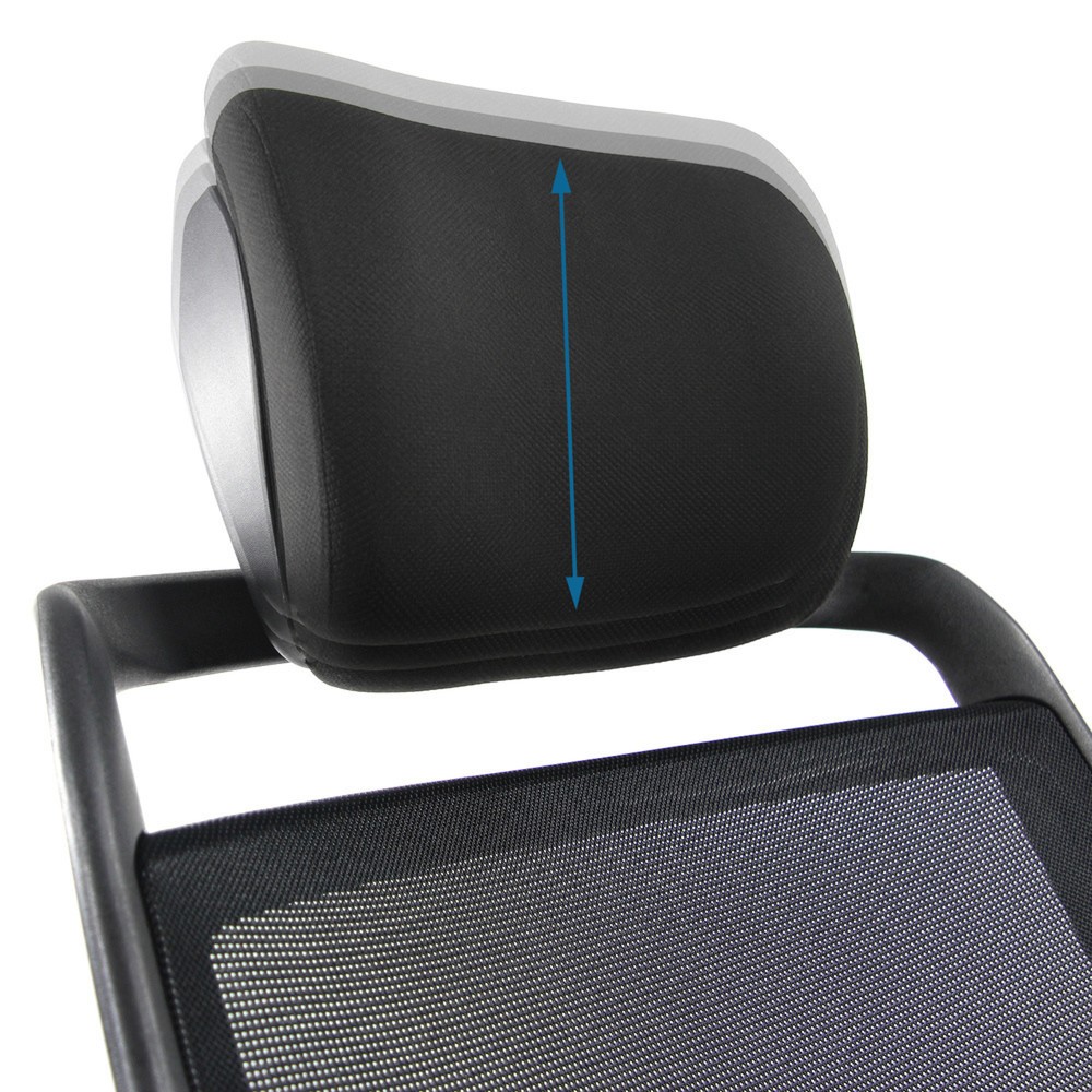 Produktabbildung Nr. 10: Siège de bureau / siège pivotant hjh OFFICE IKAST I tissu/maille, noir