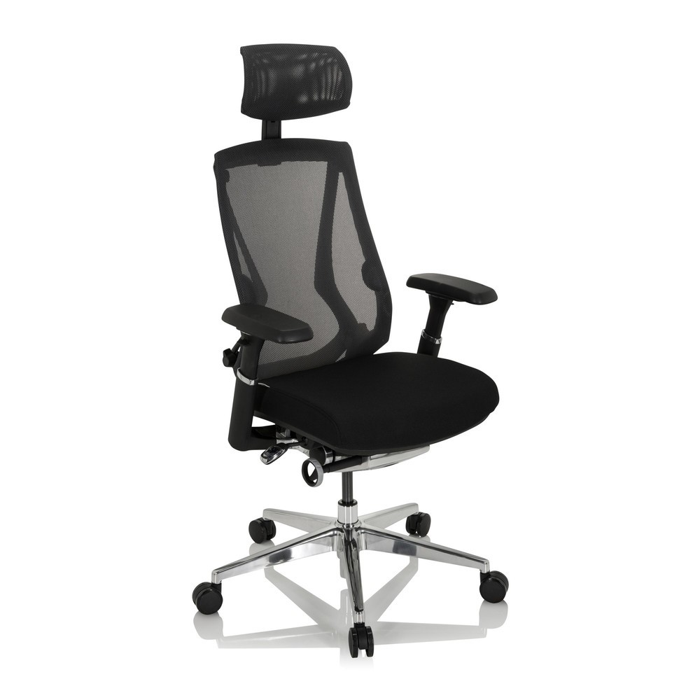 Produktabbildung Nr. 2: Siège de bureau / siège pivotant hjh OFFICE INSPERO tissu/maille, noir