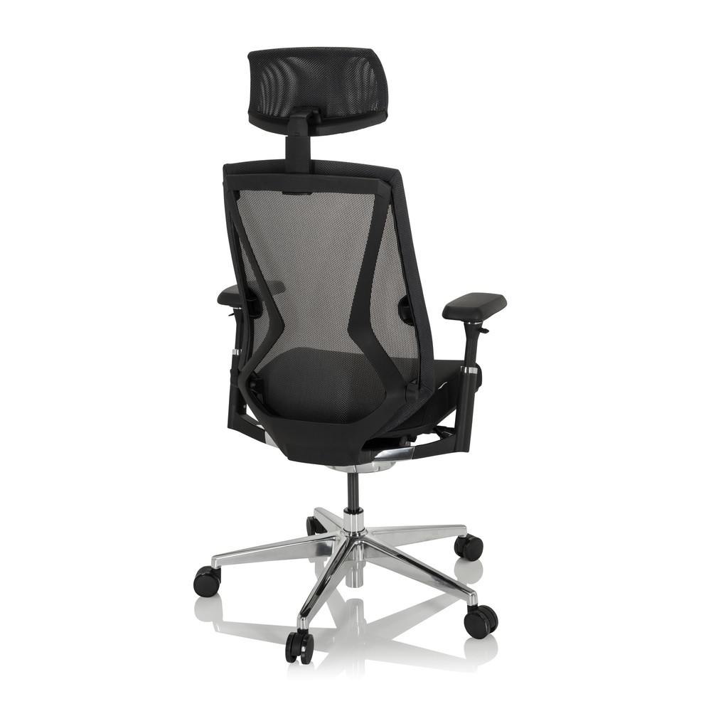 Produktabbildung Nr. 5: Siège de bureau / siège pivotant hjh OFFICE INSPERO tissu/maille, noir